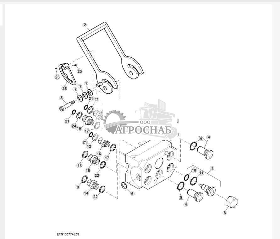 Клапан комбинированной муфты 